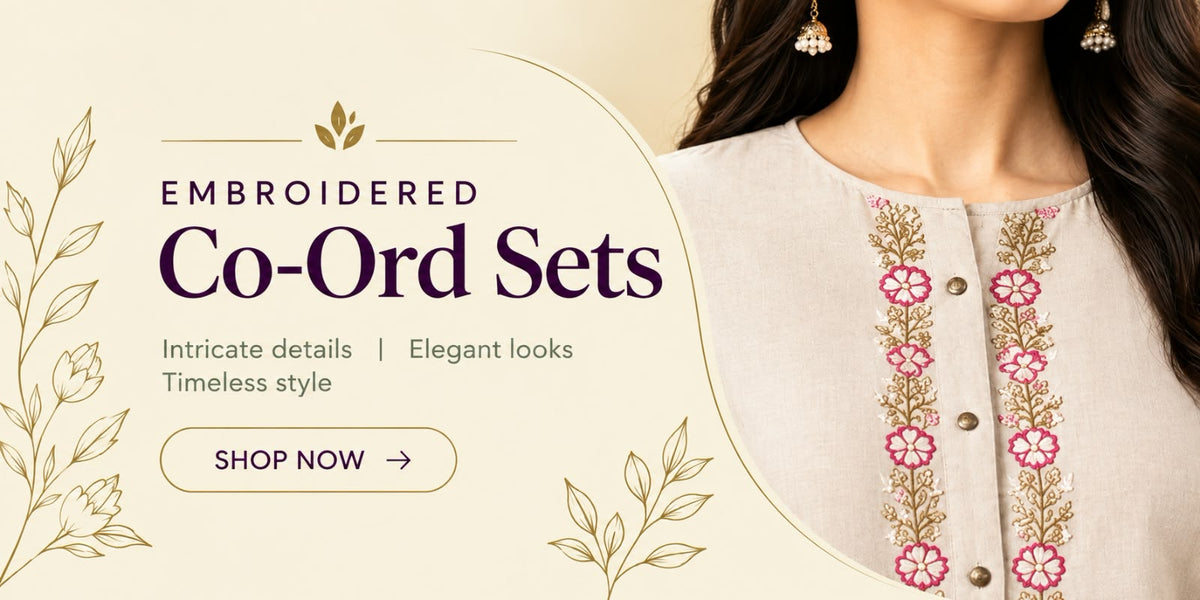 Embroidered Co-Ord Sets