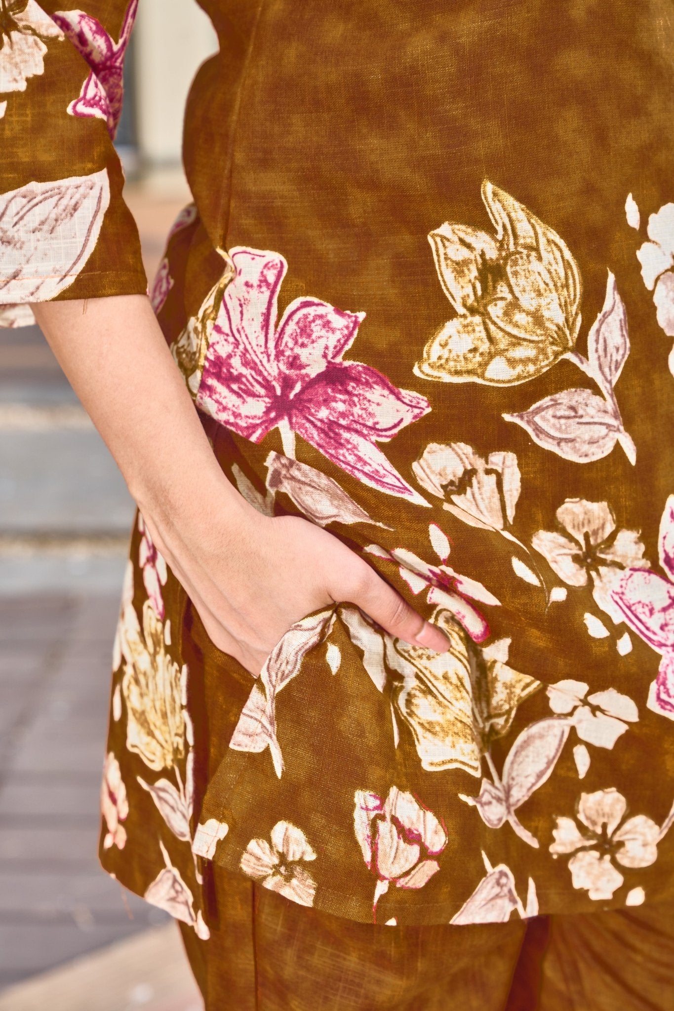 Bloom – Printed Cotton Festive Co - ord Set - Kalanandi the art of timeless fashion - DIVA - 128