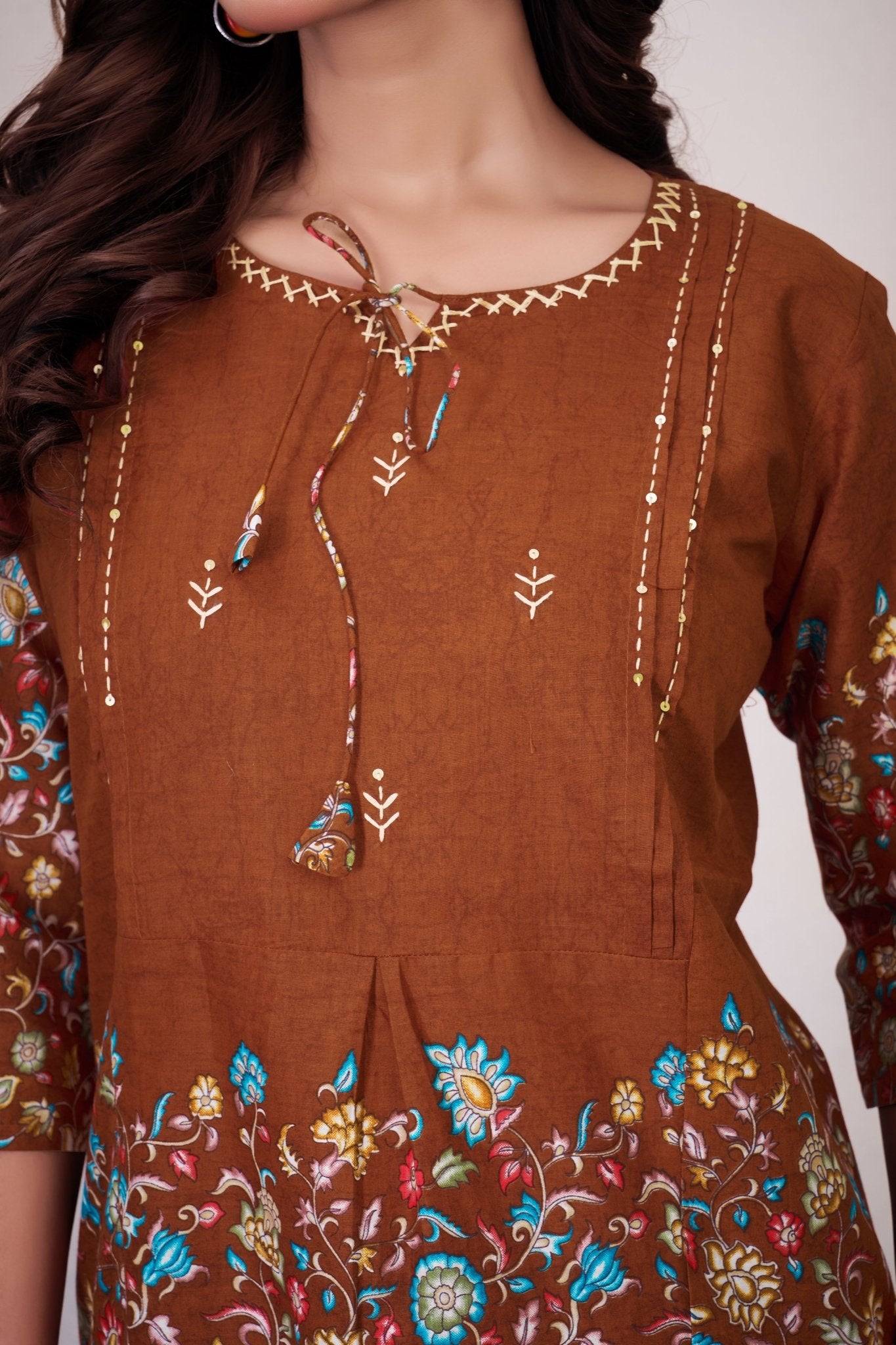 Designer Floral Print Co - Ord Set for Women - Kalanandi the art of timeless fashion - Co - Ord Set