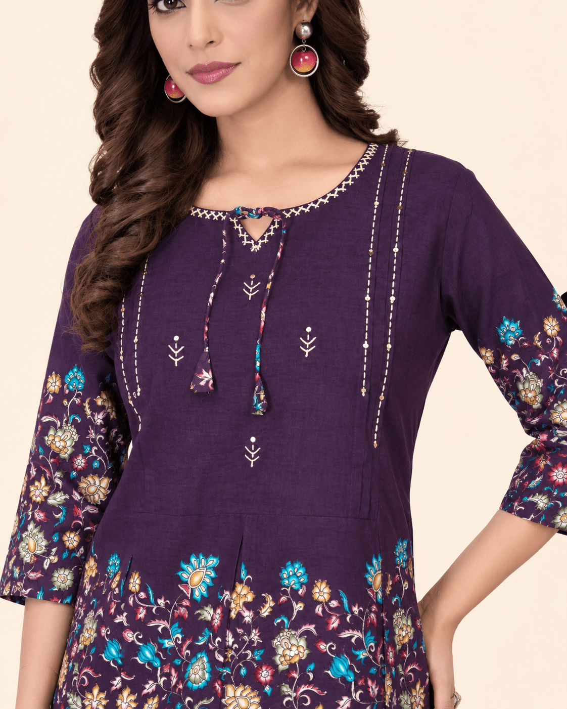 Designer Floral Print Co-Ord Set for Women - Kalanandi the art of timeless fashion - Co-Ord Set