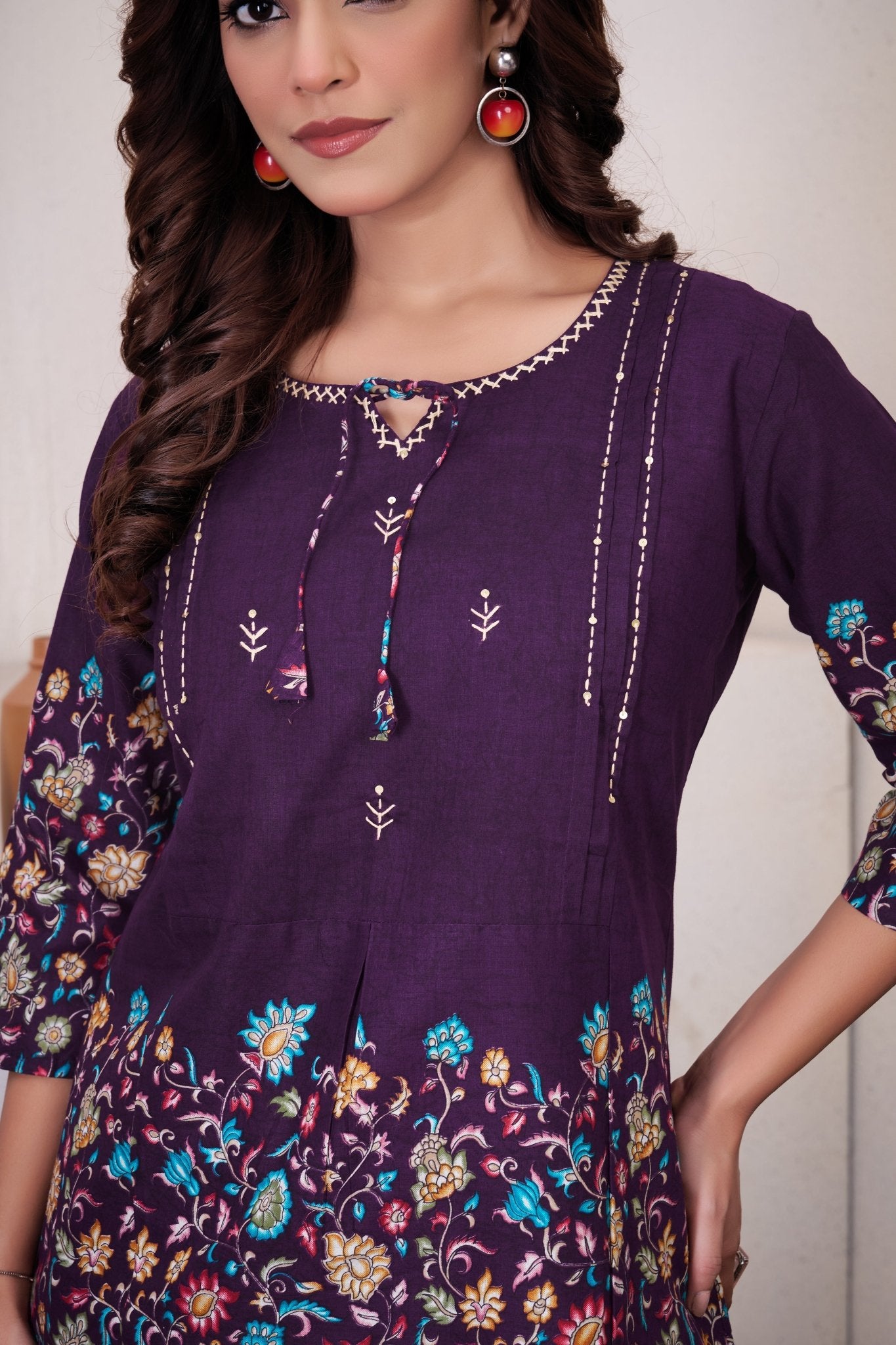 Designer Floral Print Co - Ord Set for Women - Kalanandi the art of timeless fashion - Co - Ord Set