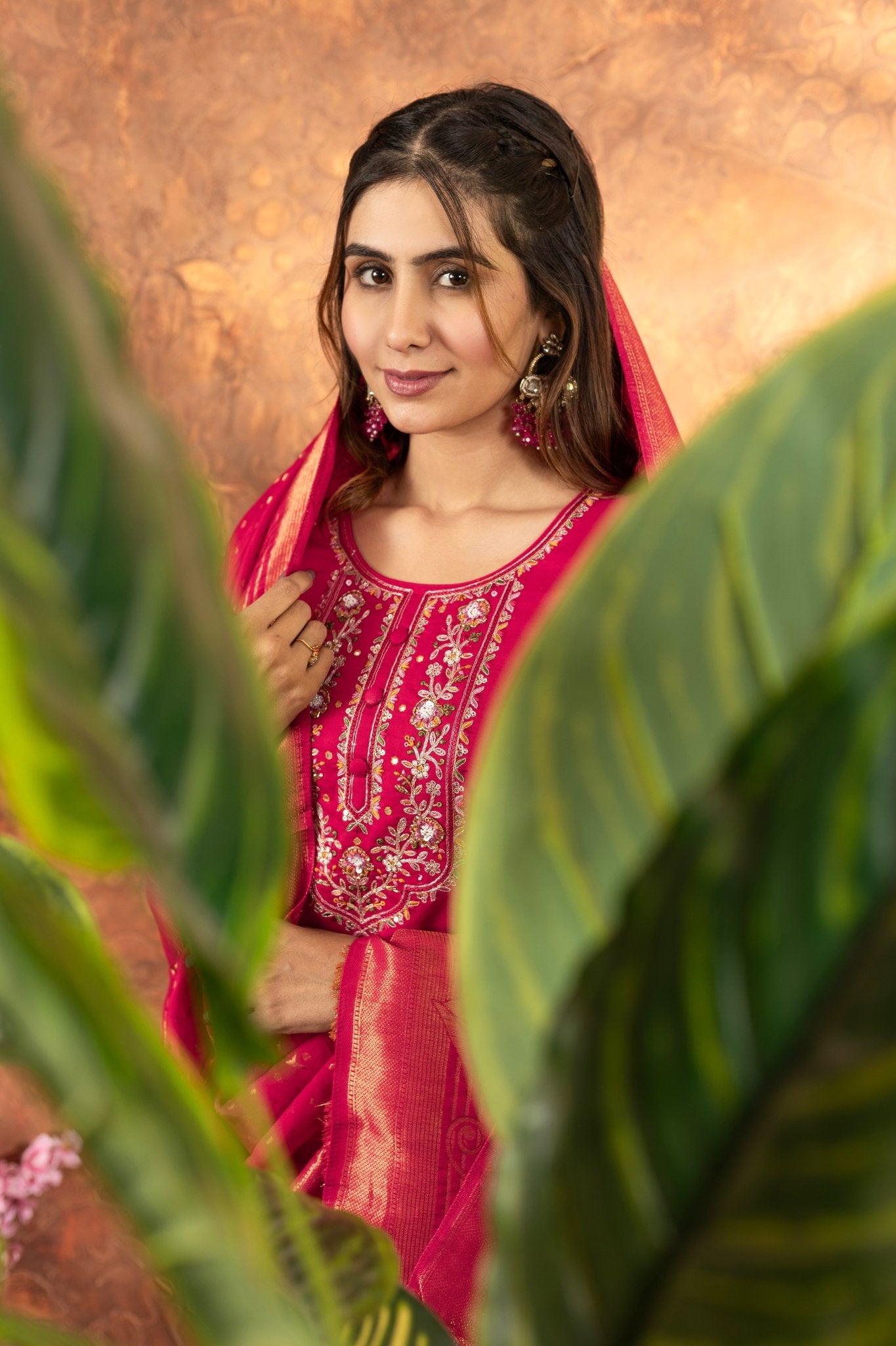 Elegant Straight Kurti Pant Dupatta Set - Kalanandi the art of timeless fashion - DIVA - 103