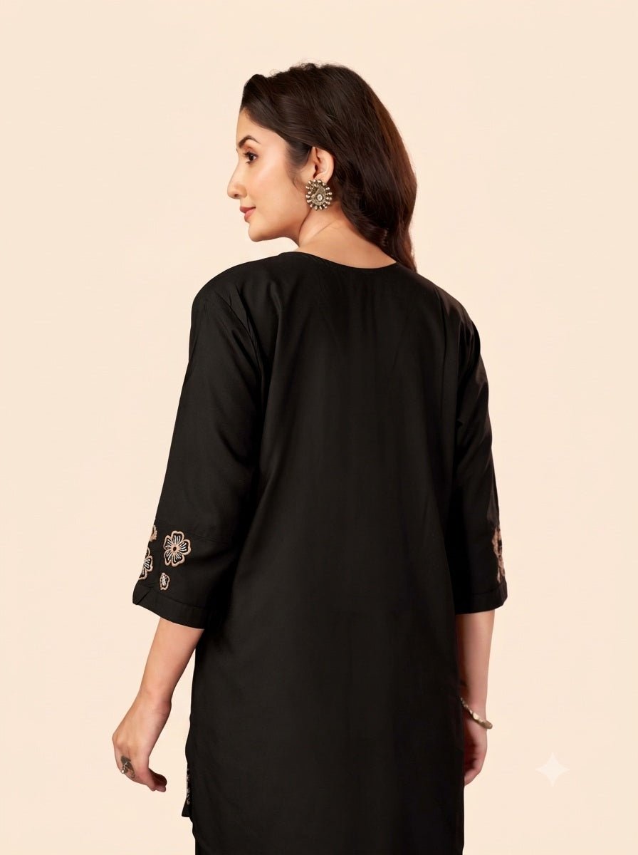 Floral Threadwork Embroidered Co-Ord Sets for Women - Kalanandi the art of timeless fashion - Co-Ord Set