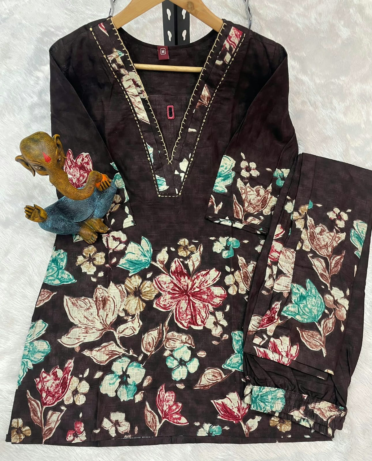 Women's Floral Printed Co-Ord Set for Casual & Festive Wear - Kalanandi the art of timeless fashion - Co-Ord Set